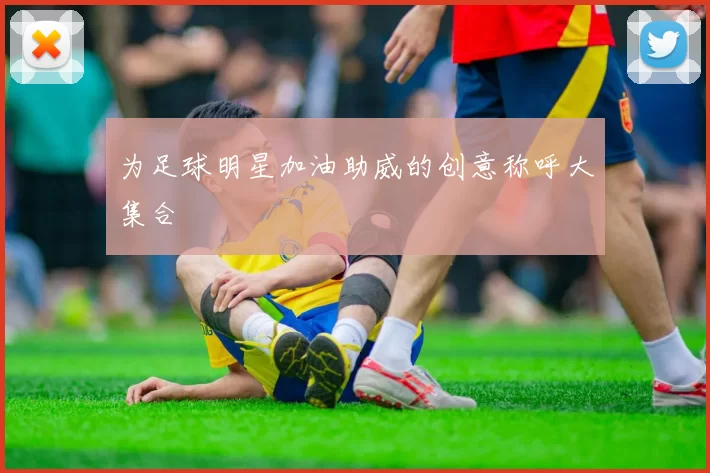 为足球明星加油助威的创意称呼大集合