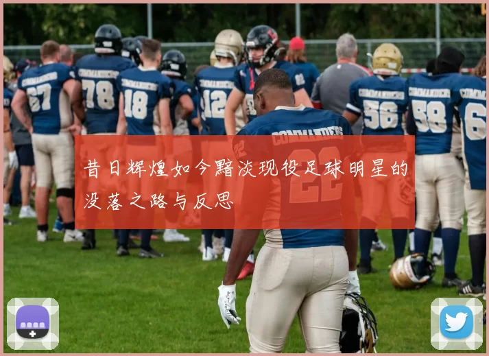 昔日辉煌如今黯淡现役足球明星的没落之路与反思