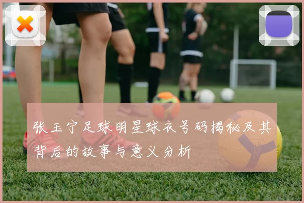 张玉宁足球明星球衣号码揭秘及其背后的故事与意义分析